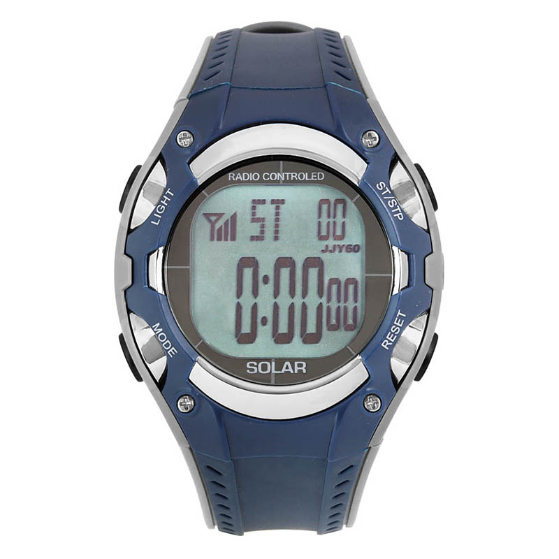 ソーラー電波デジタルウォッチ SRC06-BL ブルー