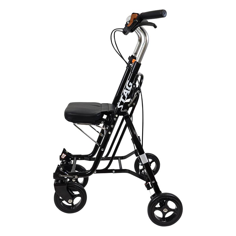 【お取り寄せ商品】スタッグ シルバーカー ミドルタイプ US06 ブラック