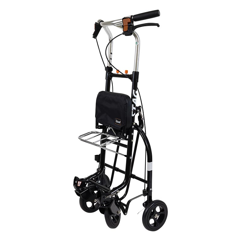 【お取り寄せ商品】スタッグ シルバーカー ミドルタイプ US06 ブラック