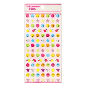 【アウトレット品】ちびかわシール スマイル&スター