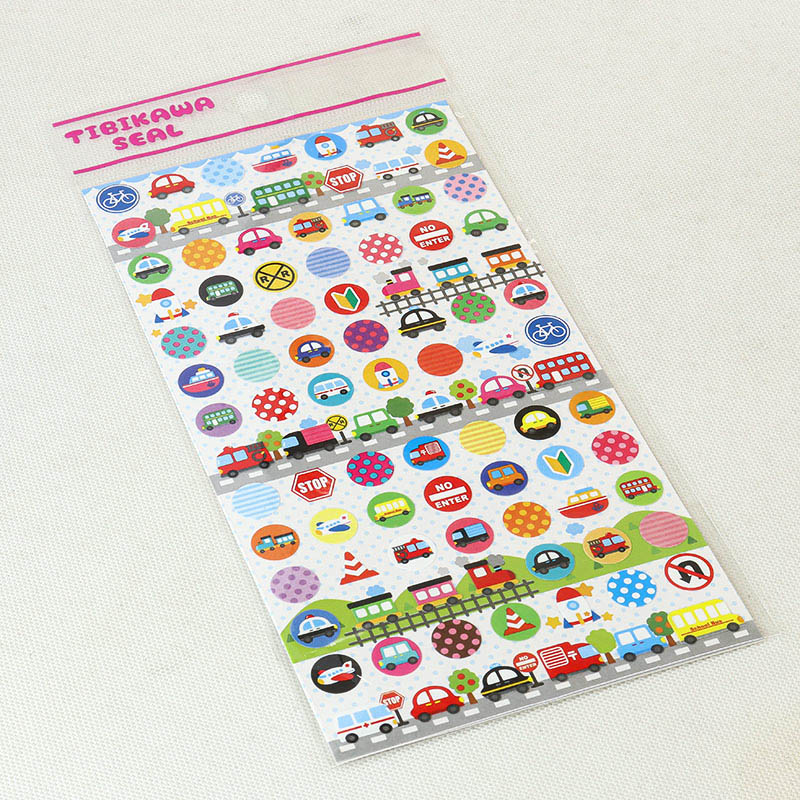 【アウトレット品】ちびかわシール のりもの