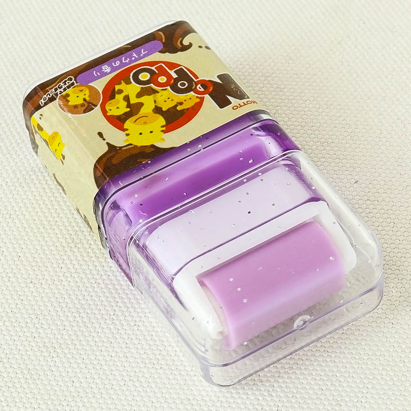 【アウトレット品】ローラー消しゴム パープル ブドウの香り