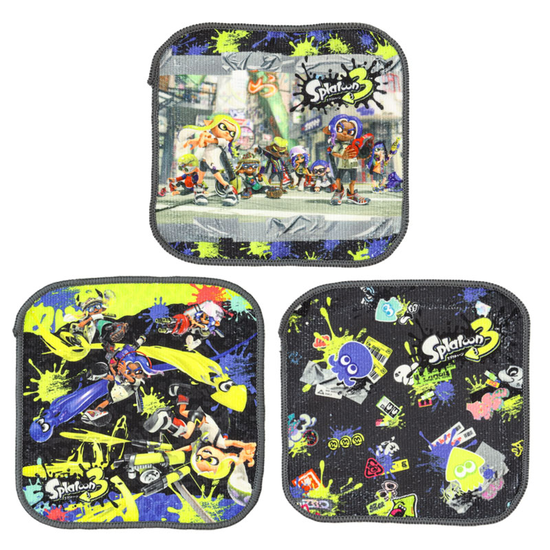 ポケットタオル 3枚セット スプラトゥーン