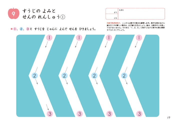 すくすくノート はじめるかず できたねシール付き