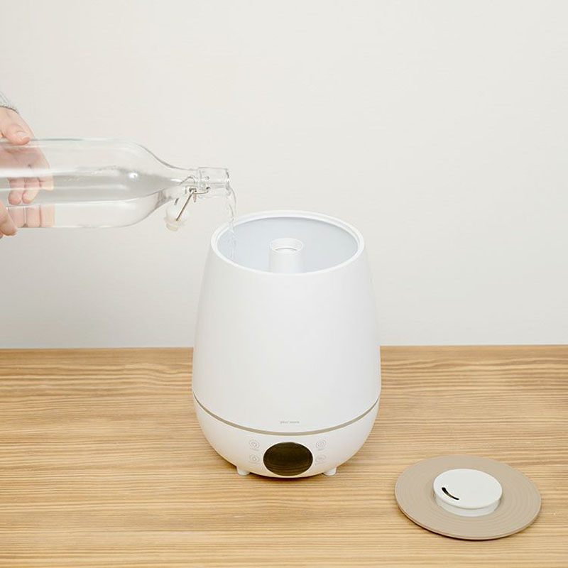 上部給水超音波式加湿器 湿度コントロール付 MO-HF016WH