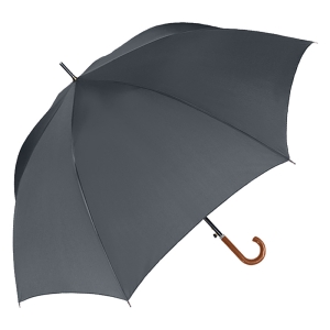 メンズ 晴雨兼用 長傘 65cm グレー