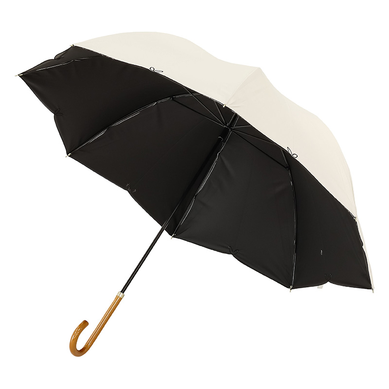 レディース 晴雨兼用 長傘 フルール 55cm