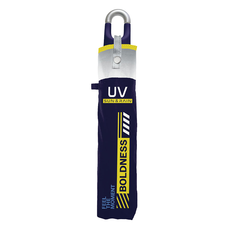 UV 折りたたみ傘 シルバーギア 晴雨兼用 50cm ネイビー
