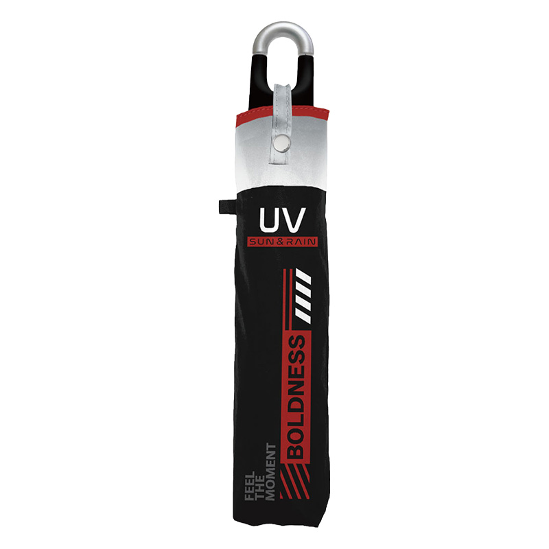 UV 折りたたみ傘 シルバーギア 晴雨兼用 50cm ブラック