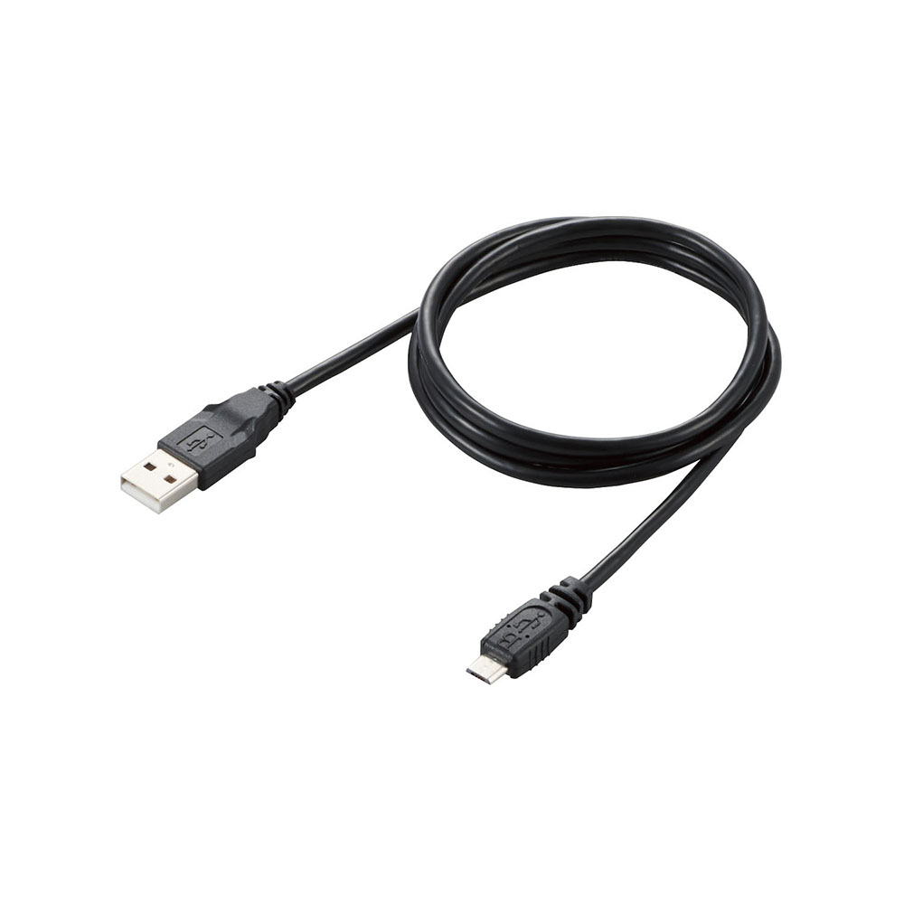 Micro-USB(A-MicroB)ケーブル 1.0m ブラック