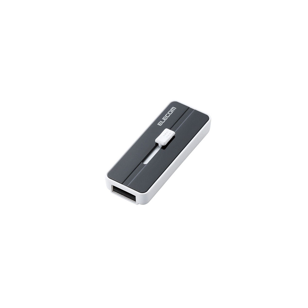 スライド式USBメモリ 16GB ブラック