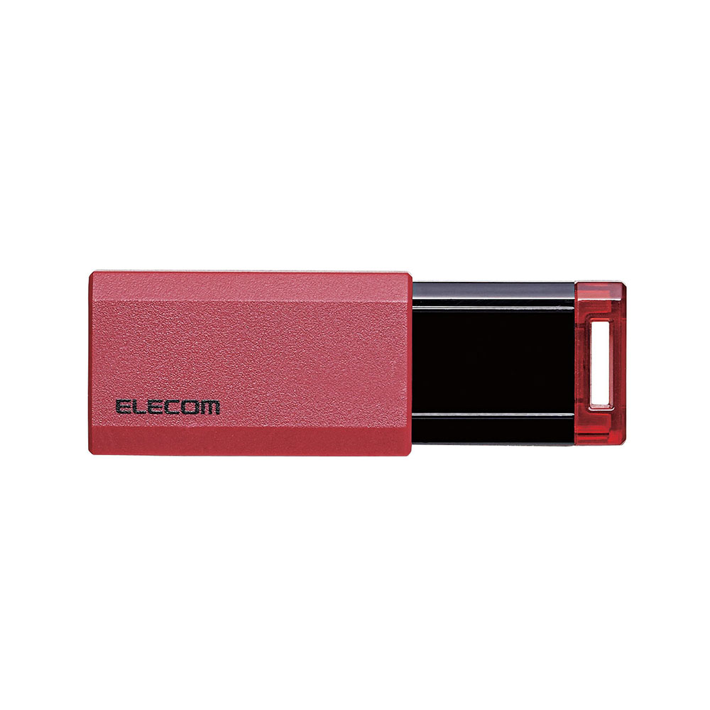 USB3.1(Gen1)対応 ノック式USBメモリ 16GB レッド