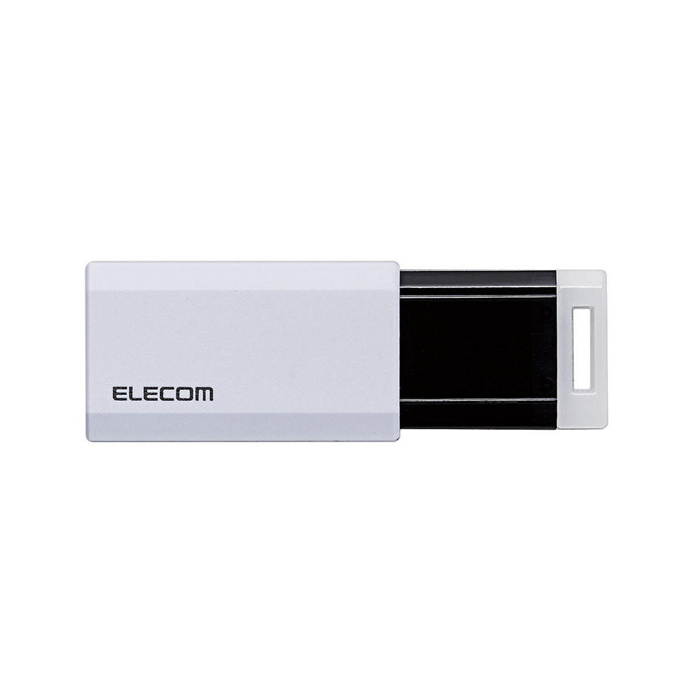 USB3.1(Gen1)対応 ノック式USBメモリ 16GB ホワイト