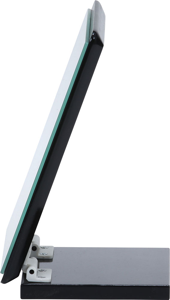 カラーミラー(卓上)ロセット(ブラック) 幅:160mm × 奥行:135mm × 高さ:220mm ブラック