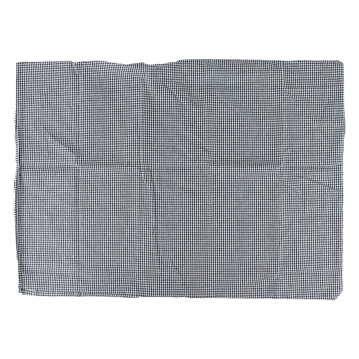 綿100％ まくらカバー チェック 50×70cm ネイビー