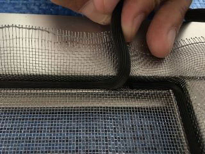 網押さえゴム3.5mm×7m ブロンズ