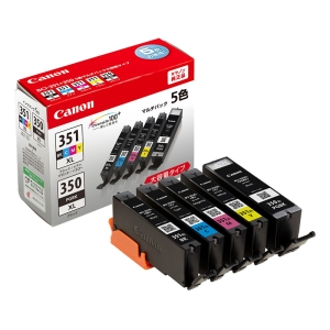 インクタンク BCI-351XL+350XL｜5MP 5色マルチパック(大容量)