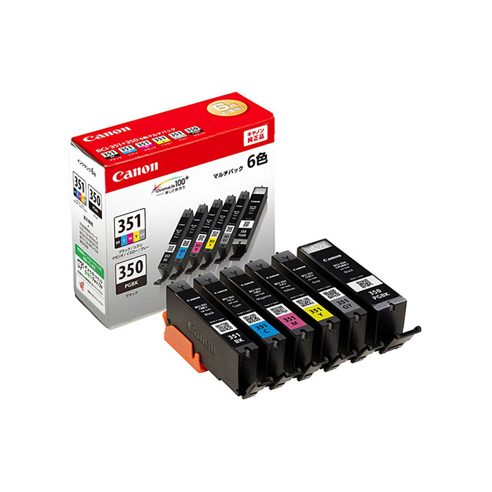 インクタンク BCI-351+350｜6MP 6色マルチパック