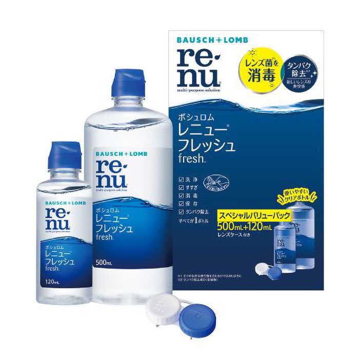 コンタクトレンズケア用品 レニューRフレッシュ 500+120 mL