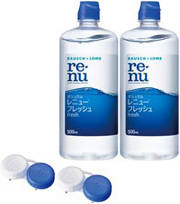 コンタクトレンズケア用品 レニューRフレッシュ 2本パック 500ml