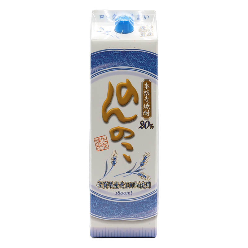 本格麦焼酎 のんのこ 20度 1.8L