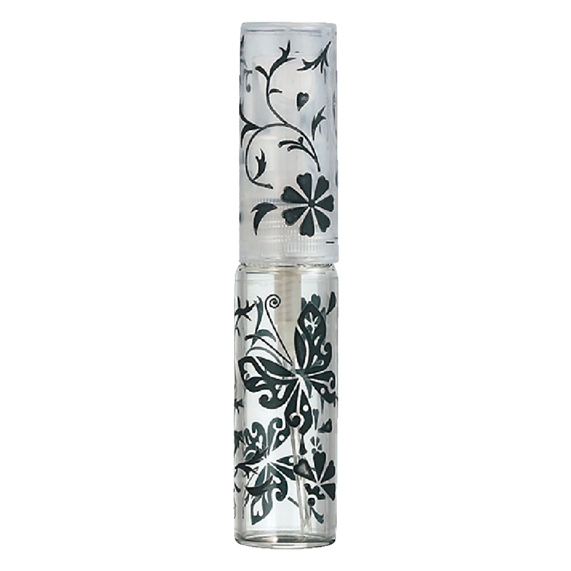 グラスアトマイザー 蝶 4ml ブラック