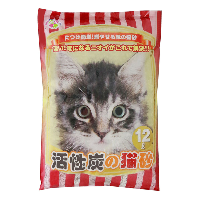 活性炭の猫砂 12L