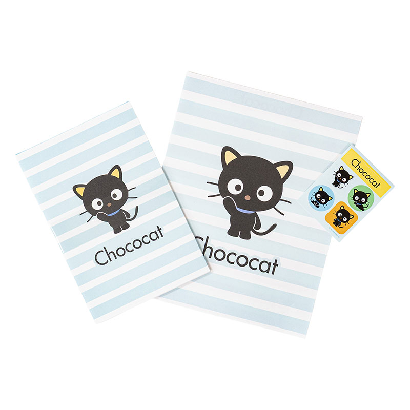 レターセット チョコキャット シンプル (便箋8枚+封筒4枚+シール付き)