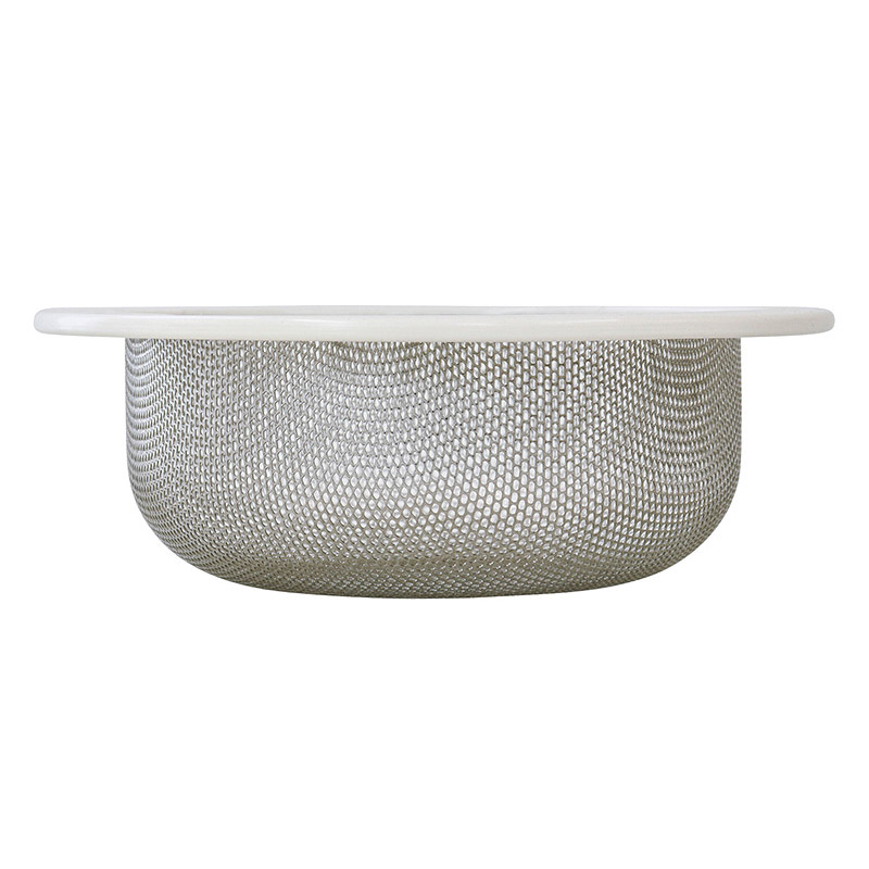 流し用 ステンレス浅型ゴミカゴ 145×50mm(PPケース)