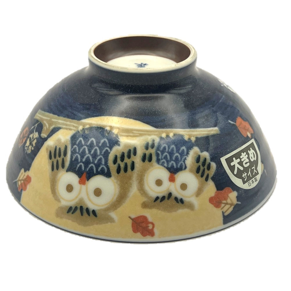 茶碗 ふくろう