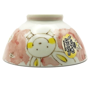茶碗 うさぎ つぶつぶ加工
