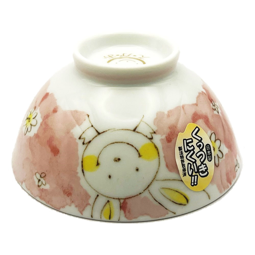 茶碗 うさぎ つぶつぶ加工