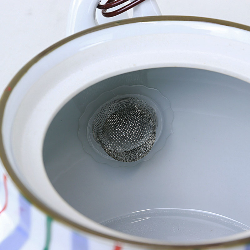 和の器 6号土瓶 三色十草
