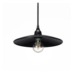 レトロ調LED電球付きペンダントライト PDR04L01BK