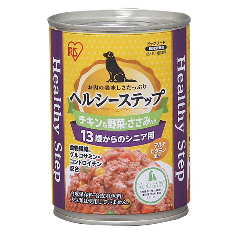 ヘルシーステップ 13歳以上用チキン&野菜・ささみ 375g