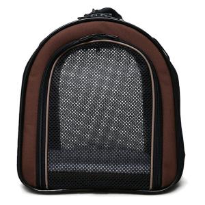 ペット用折りたたみソフトキャリー Mサイズ 29×50×32cm ブラウン