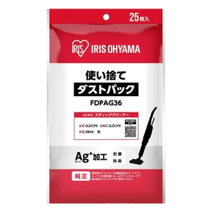 超吸引スティッククリーナー 別売ダストパック 25枚入り FDPAG36 ブルー