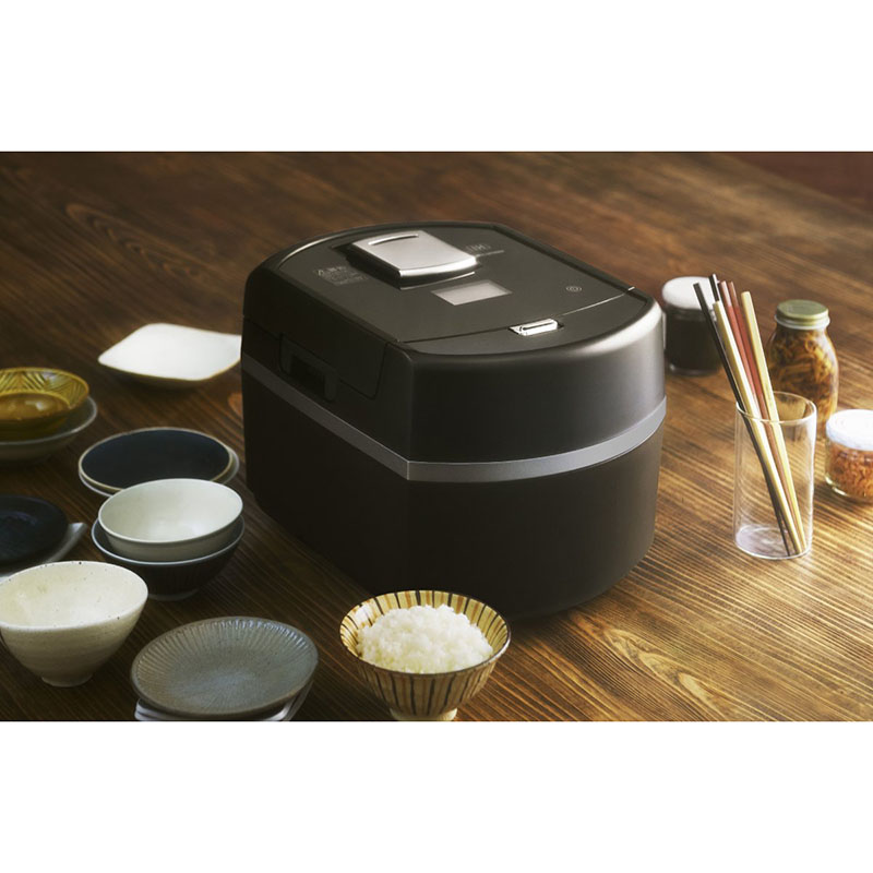 ●IHジャー炊飯器 5.5合 瞬熱真空釜 RC-IF50-B ブラック