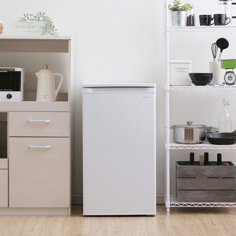 【お取り寄せ商品】60L 1ドア冷凍庫 IUSD-6B-W ホワイト