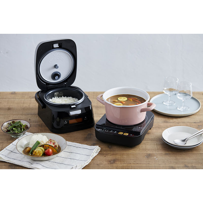 ●銘柄量り炊き IHジャー炊飯器 3合(分離式) RC-IM30-B ブラック