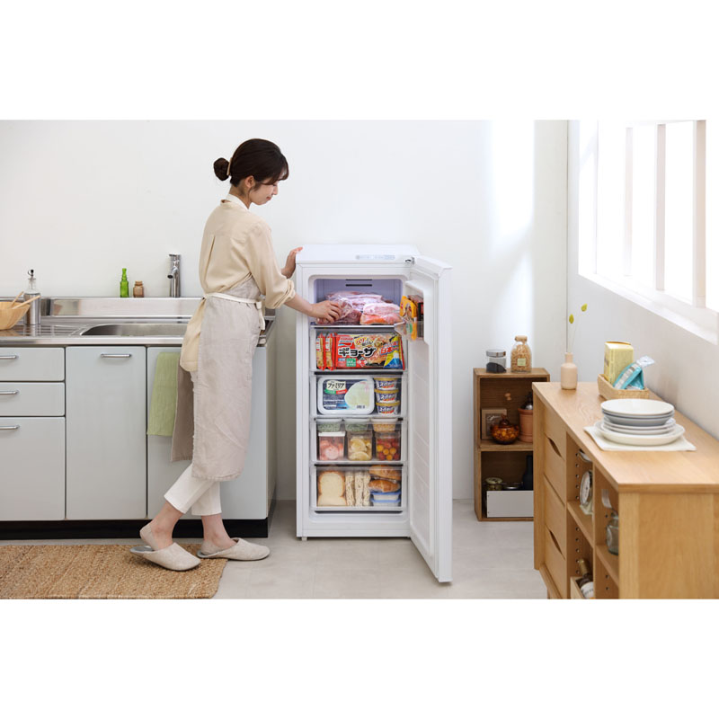 【お取り寄せ商品】119L 冷凍庫 IUSN-12A-W ホワイト