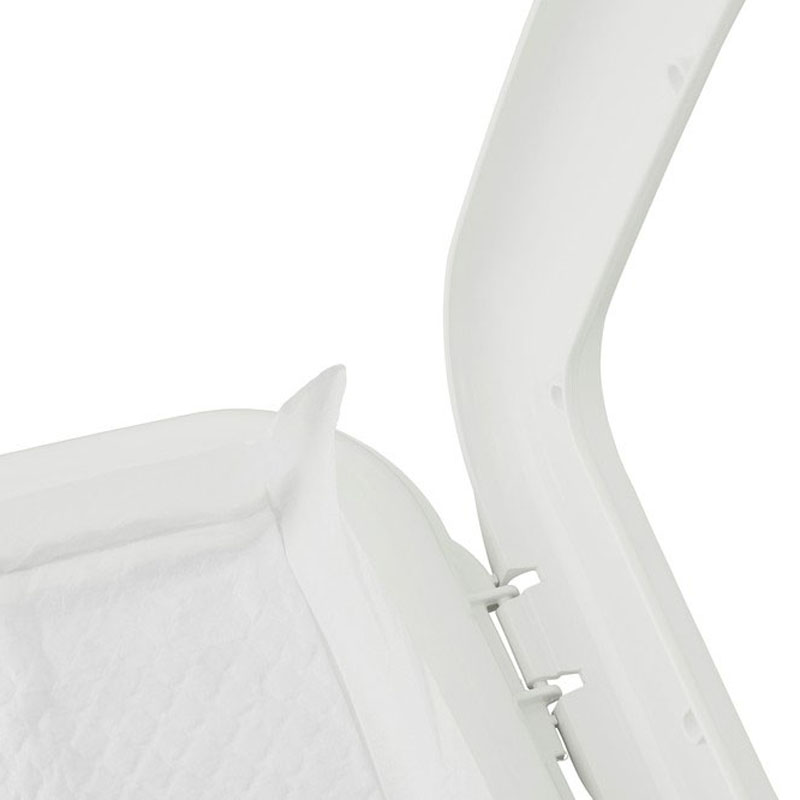 フチもれしにくいトレーニングペットトレー レギュラー 48.5×36.5×3cm アイボリー