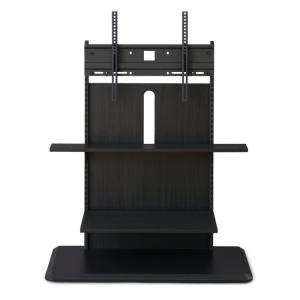 スタンドテレビ台 90×39.1×118.2cm UTS-900R-BO ブラックオーク