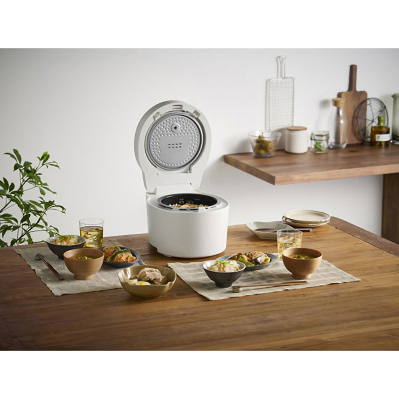 IHジャー炊飯器 3合 RC-ISA30-W ホワイト