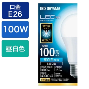 LED電球 E26 100形相当 昼白色 LDA12N-G｜W-10T10