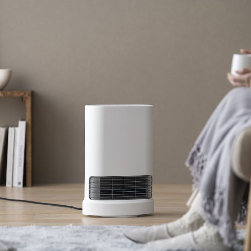 大風量セラミックファンヒーター 首振り室温センサー付 ACH-LTSW12A-W ホワイト