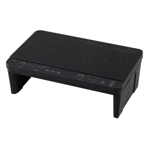 2口IH調理器脚付き IHK-WT41S-B ブラック
