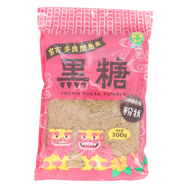 沖縄宮古多良間島産黒糖(粉状) 300g