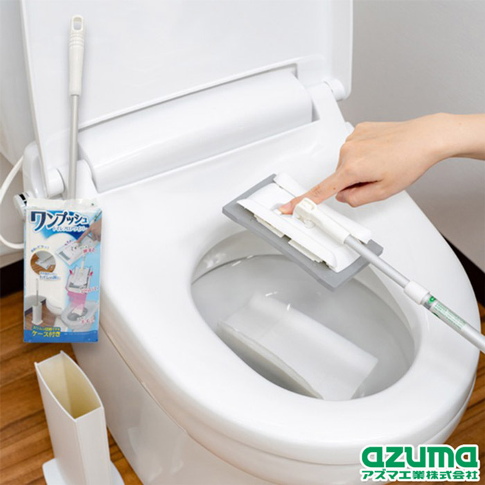 ワンプッシュトイレワイパー  ケース付