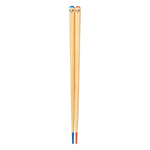 子供食洗箸 トイミックス ブルー&オレンジ 18cm